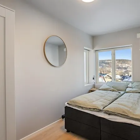 Penthouse L Close To Center L Balcony With View L 3 Bedroom Apartment Drammen